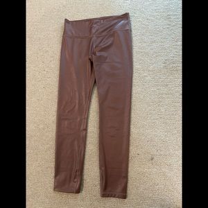 Athleta shiny leggings size small